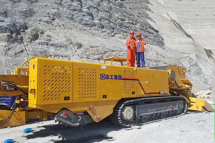 2018年6月m6米乐AppXTR6280在吉尔吉斯坦公路隧道施工